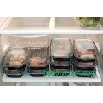 Hộp vuông 1500 ml đen